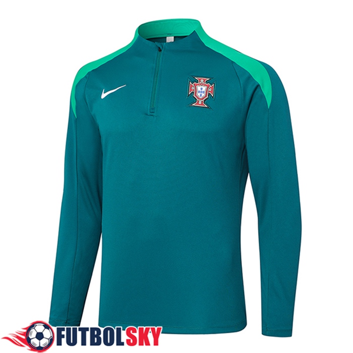 Sudadera De Entrenamiento Portugal Verde 2024/2025