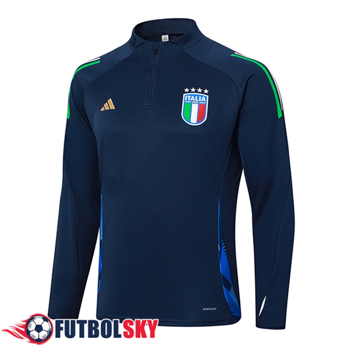Sudadera De Entrenamiento Italia azul real 2024/2025