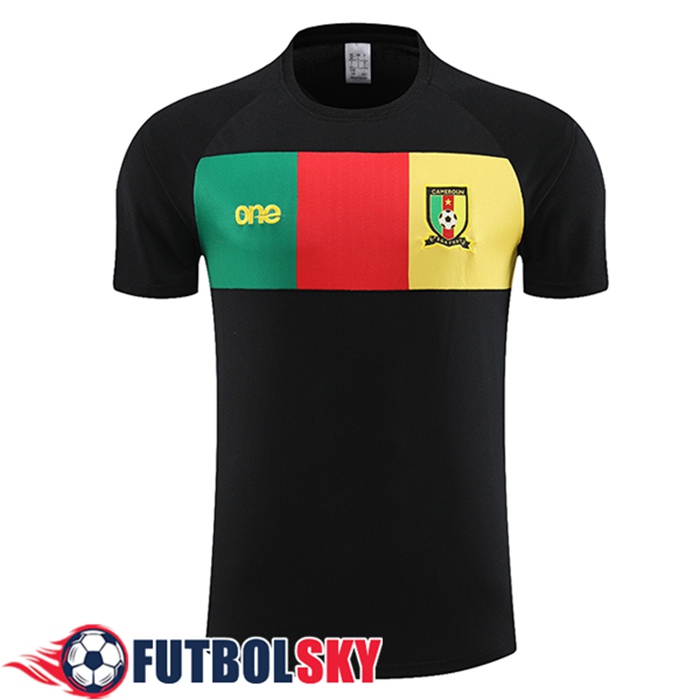 Camiseta Entrenamiento Camerún Negro 2024/2025