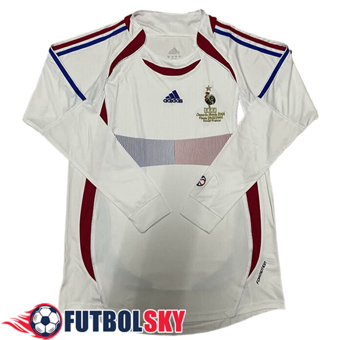 Camisetas De Futbol Francia Retro Segunda Manga Largas 2006