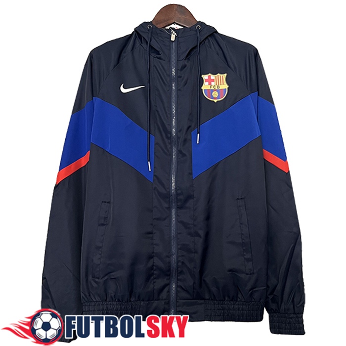 Rompevientos FC Barcelona Azul Oscuro 2024/2025 -02
