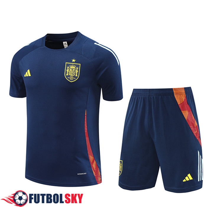 Camiseta Entrenamiento España azul real 2024/2025