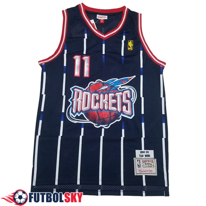 Camiseta Houston Rockets (YAO #11) 2024/25 Azul/Blanco