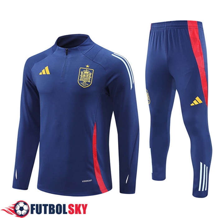 Chandal Equipos De Futbol España azul real 2024/2025