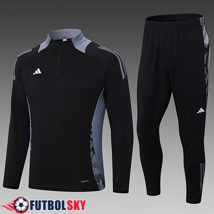 Chandal Equipos De Futbol Adidas Ninos Negro/Gris 2024/2025