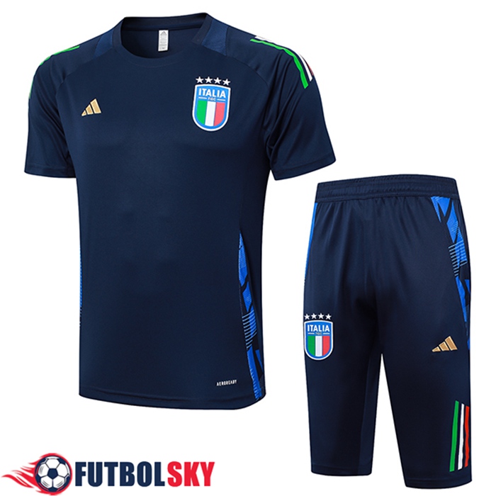 Camiseta Entrenamiento Italia azul real 2024/2025