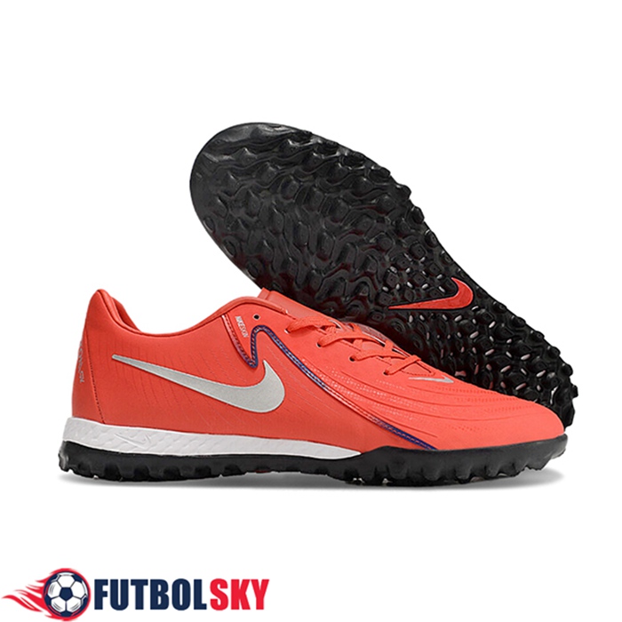 Nike Botas De Fútbol Phantom GX II ACAD LV8 TF Rosa/Blanco