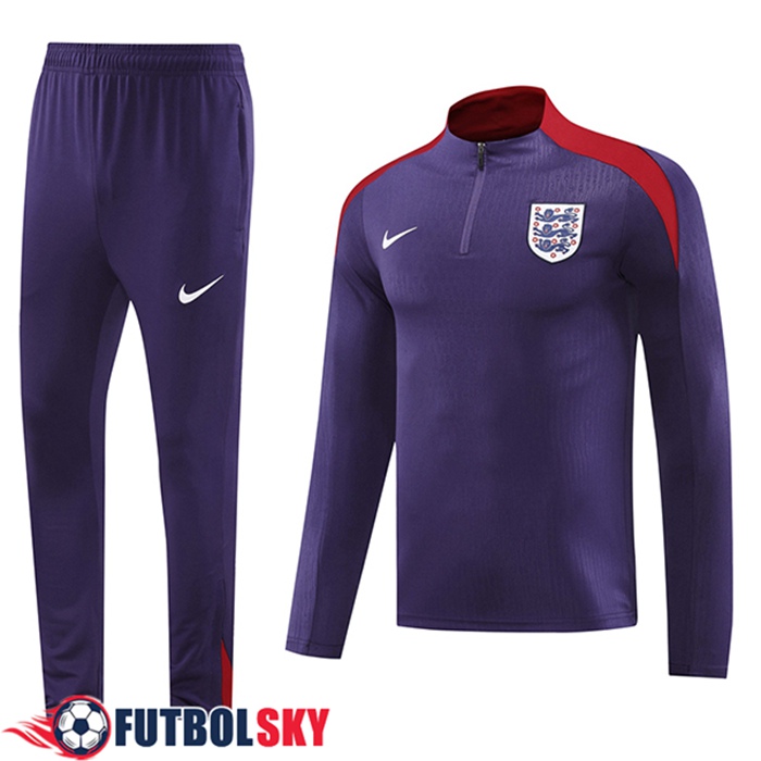 Chandal Equipos De Futbol Inglaterra Violeta/Rojo 2024/2025