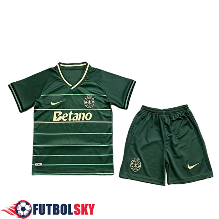 Camisetas De Futbol Sporting Ninos Special Edition Verde 2024/2025