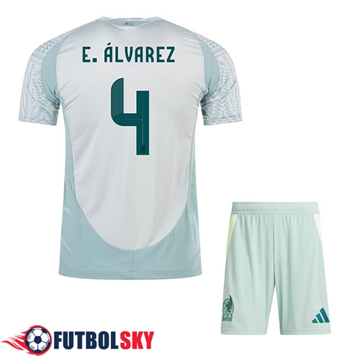 Camiseta Equipo Nacional México (E.ALVAREZ #4) 2024/2025 Segunda