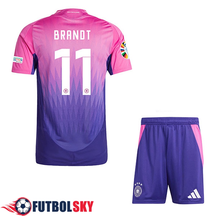 Camiseta Equipo Nacional Alemania (BRANDT #11) Ninos 2024/2025 Segunda