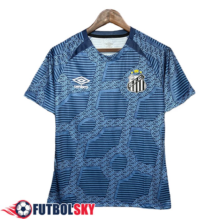 Camiseta Entrenamiento Santos Azul 2024/2025
