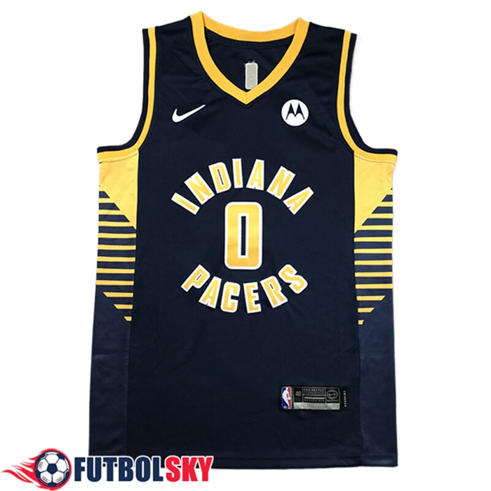 Camisetas NBA Indiana Pacers (HALIBURTON #0) 2024/25 Azul Oscuro
