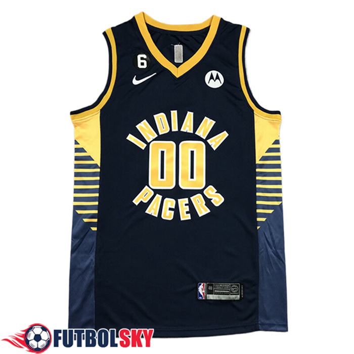 Camisetas NBA Indiana Pacers (MATHURIN #00) 2024/25 Azul Oscuro