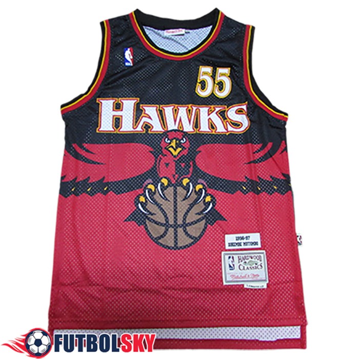 Camisetas NBA Atlanta Hawks (MUTOMBO #55) 2024/25 Rojo/Negro