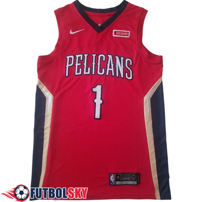 Camisetas NBA San New Orleans Pelicans (WILLIAMSON #1) 2024/25 Rojo/Azul