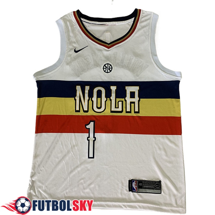 Camisetas NBA San New Orleans Pelicans (WILLIAMSON #1) 2024/25 Blanco