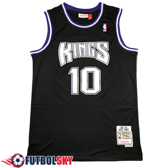 Camisetas NBA Sacramento Kings (BIBBY #10) 2024/25 Negro/Blanco