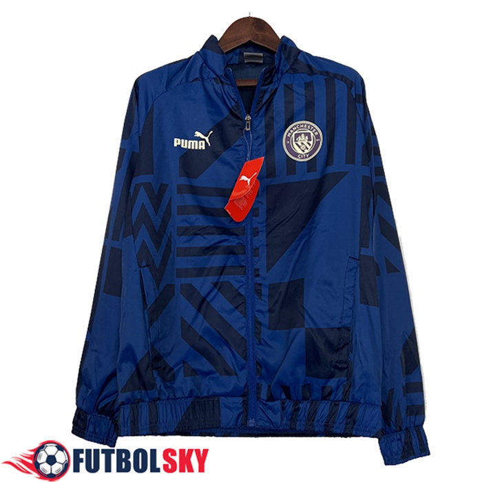 Rompevientos Manchester City Azul/Negro 2024/2025