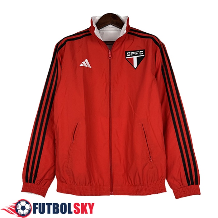 Rompevientos Sao Paulo FC Rojo/Negro 2024/2025