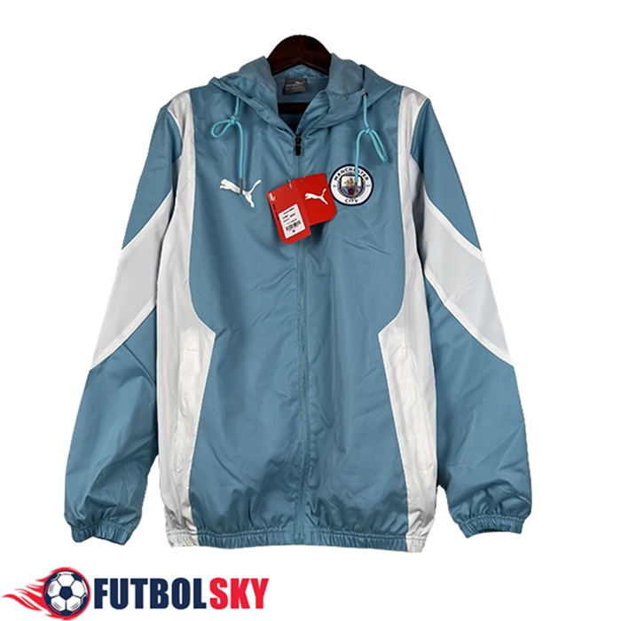 Rompevientos Manchester City Azul/Blanco 2024/2025