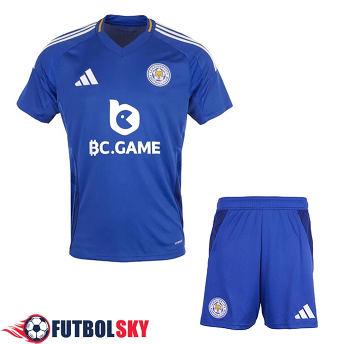 Camisetas Futbol Leicester City Primera + Cortos 2024/2025