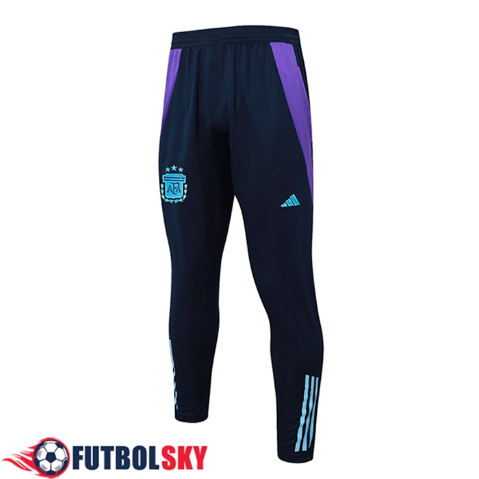 Pantalon Entrenamiento Argentina Negro/Azul/Violeta 2024/2025