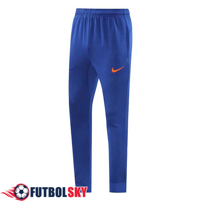 Pantalon Entrenamiento Países Bajos Azul/Naranja 2024/2025