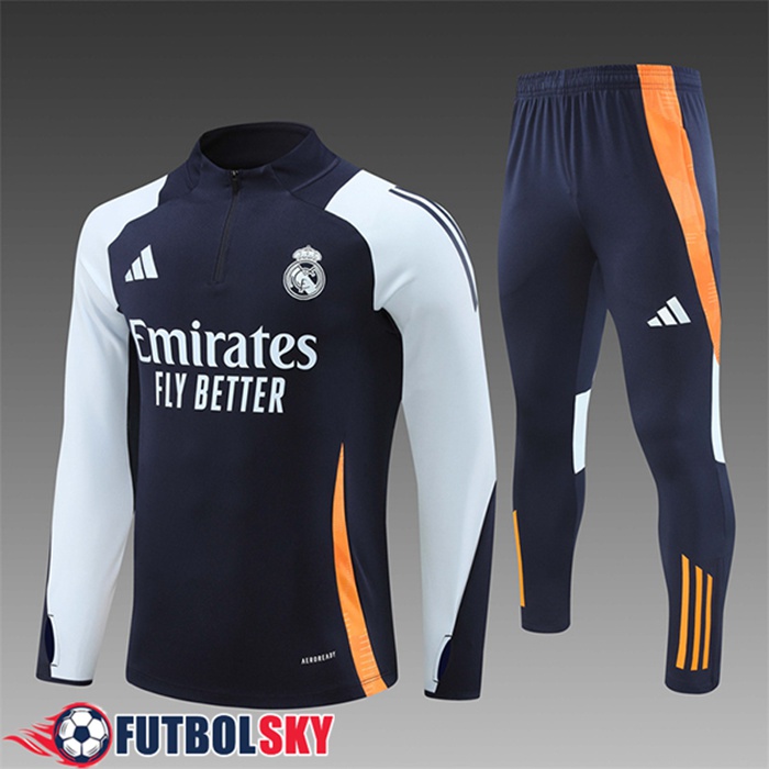 Chandal Equipos De Futbol Real Madrid Ninos Azul Oscuro 2024/2025