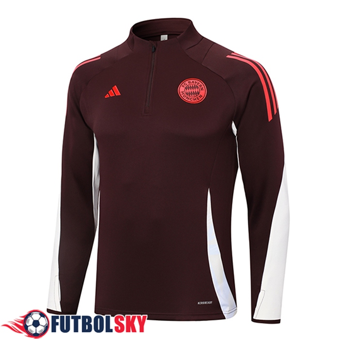 Sudadera De Entrenamiento Bayern Munich Violeta/Rojo 2024/2025