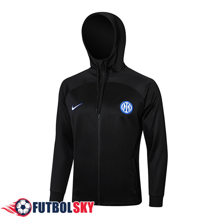 Chaqueta Con Capucha Inter Milan Negro 2024/2025