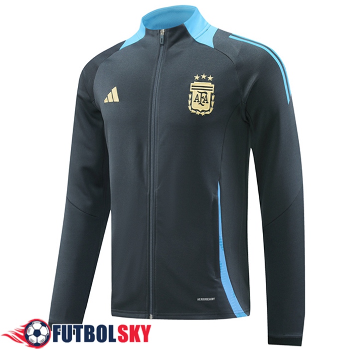 Chaquetas Futbol Argentina Gris Oscuro 2024/2025