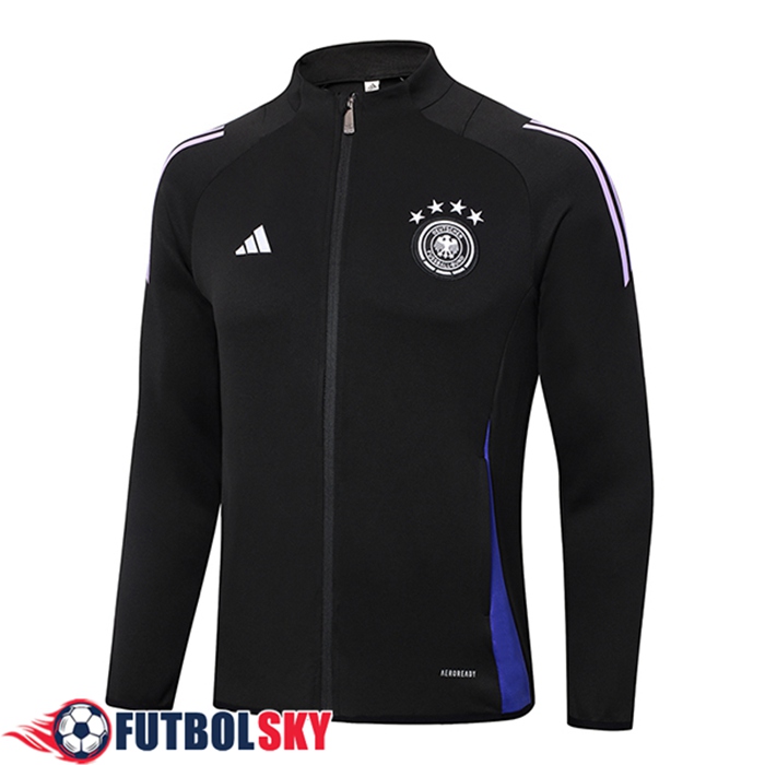 Chaquetas Futbol Alemania Negro/Violeta 2024/2025