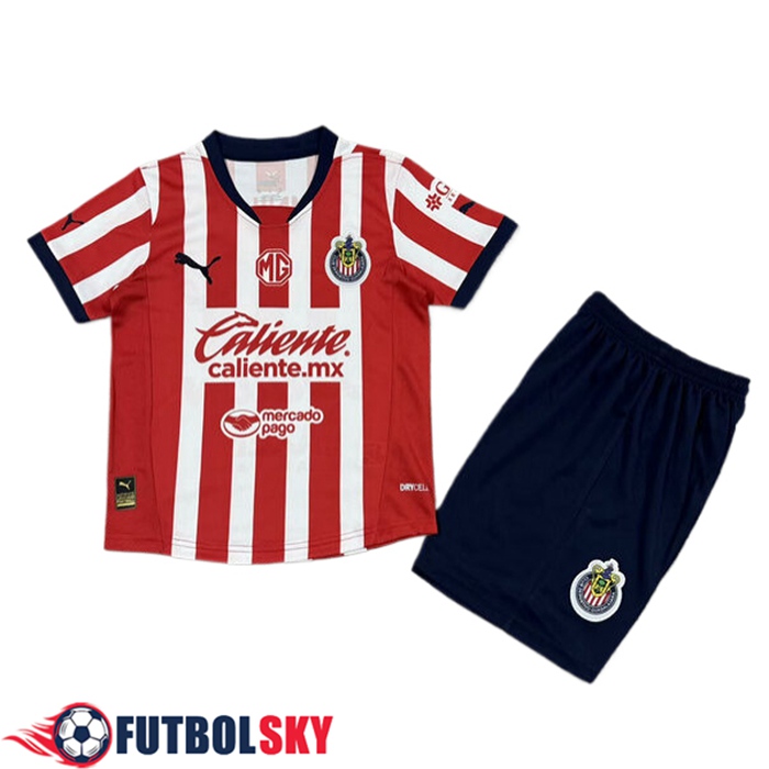 Camisetas De Futbol Chivas Ninos Primera 2024/2025
