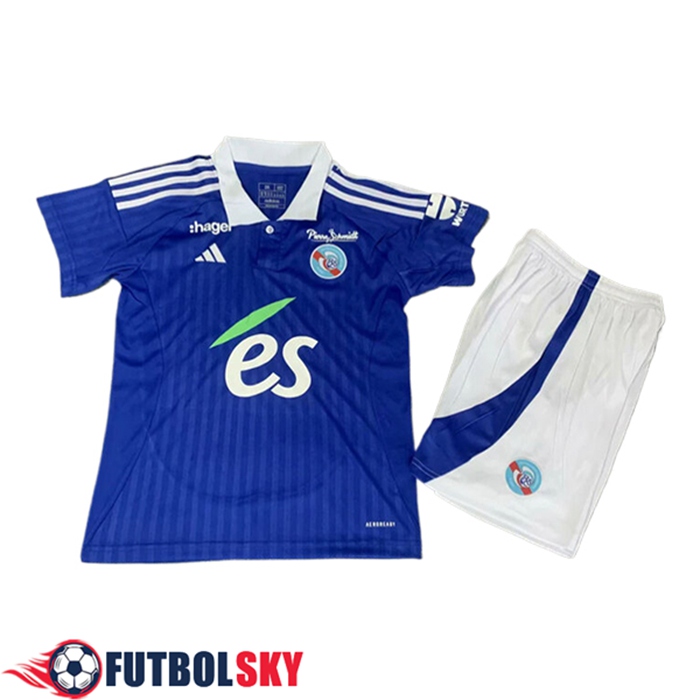 Camisetas De Futbol RC Strasbourg Ninos Primera 2024/2025