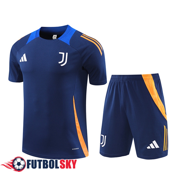 Camiseta Entrenamiento Juventus Azul/Naranja 2024/2025