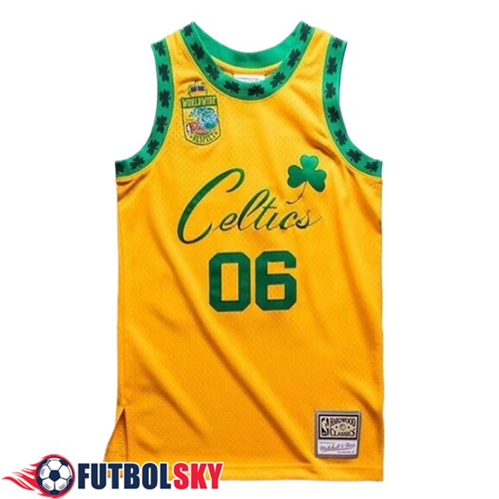 Camisetas Boston Celtics (BODEGA #06) 2024/25 Amarillo/Verde