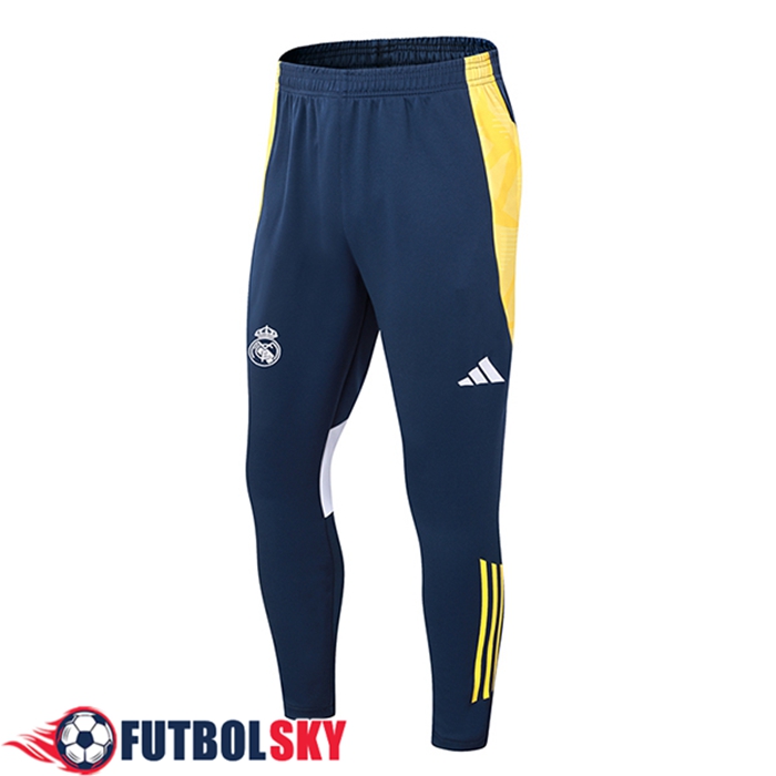 Pantalon Entrenamiento Real Madrid Azul/Amarillo/Blanco 2024/2025 2024/2025