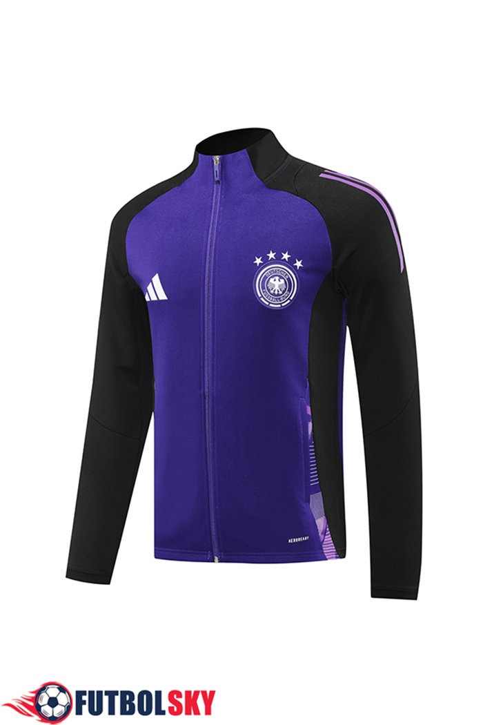 Chaquetas Futbol Alemania Negro/Violeta 2024/2025 -03