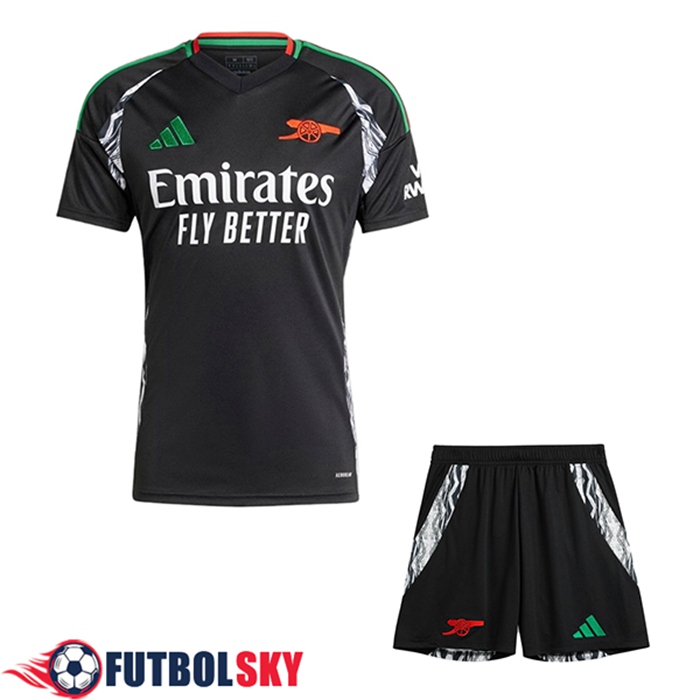 Nueva Camisetas De Futbol Arsenal Ninos Segunda 2024/2025