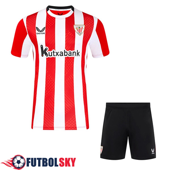 Nueva Camisetas De Futbol Athletic Bilbao Ninos Primera 2024/2025