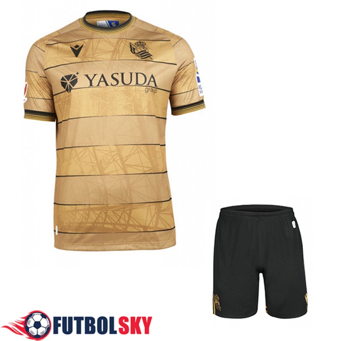 Nueva Camisetas De Futbol Real Sociedad Ninos Segunda 2024/2025