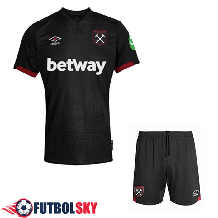 Nueva Camisetas De Futbol West Ham Ninos Segunda 2024/2025