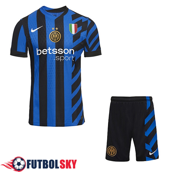 Nouveau Camisetas De Futbol Inter Milan Ninos Primera 2024/2025