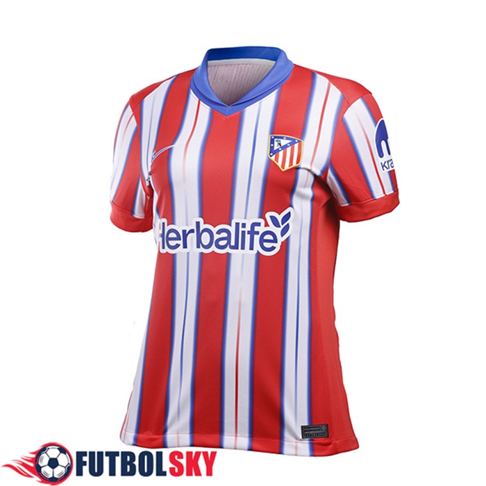 Camisetas De Futbol Atletico Madrid Mujer Primera 2024/2025