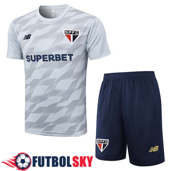 Camiseta Entrenamiento Sao Paulo FC Gris 2024/2025