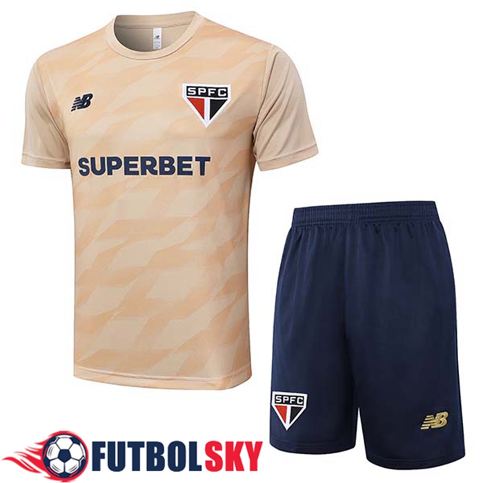 Camiseta Entrenamiento Sao Paulo FC Beige 2024/2025