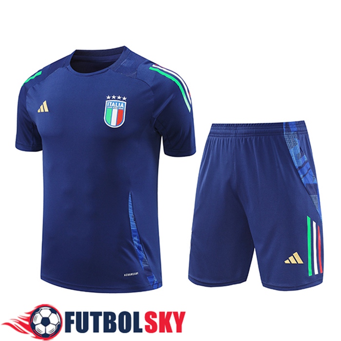 Camiseta Entrenamiento Italia Azul 2024/2025