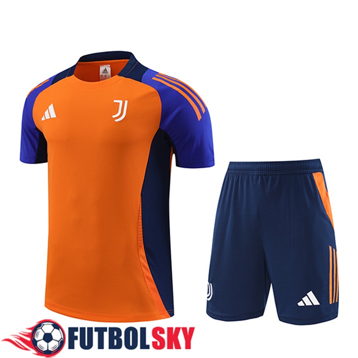 Camiseta Entrenamiento Juventus Naranja/Azul 2024/2025