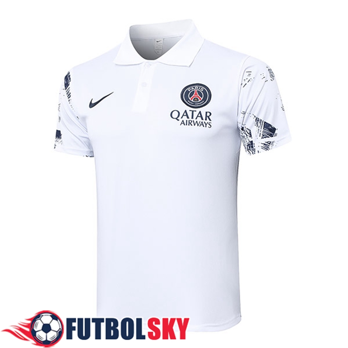Camiseta Polo PSG Blanco 2024/2025